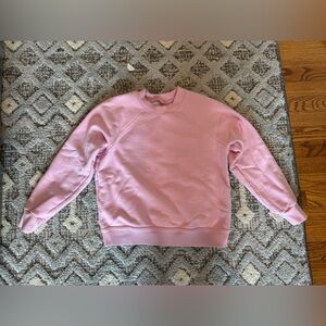 AYR | baby pink crew sweatshirt | gently worn
